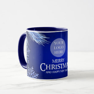Weihnachtslogo Royal Blue Tasse