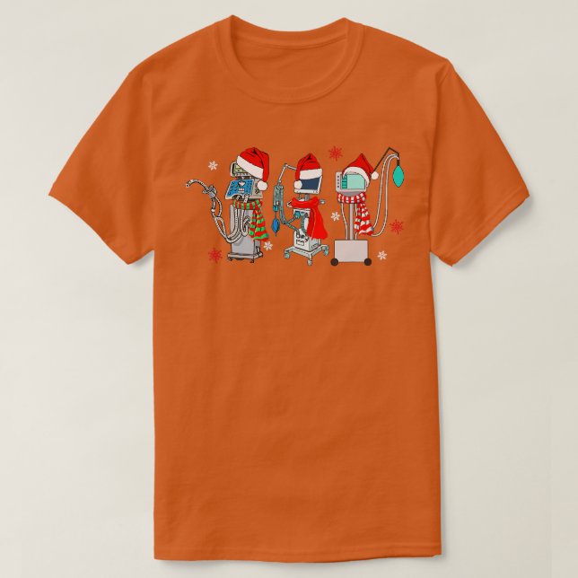Weihnachtslüfter RT Atemtherapeut T-Shirt (Design vorne)
