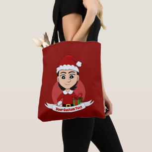 Weihnachtsmädchen Cartoon Tasche