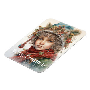 Weihnachtsmädchen Custom 19 von 25 Magnet