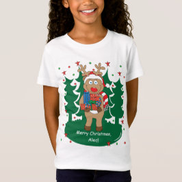Weihnachtsmädchen' Fine Jersey T-/Reindeer Got Ges T-Shirt