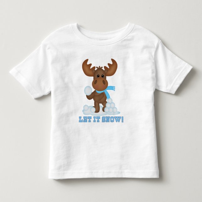 Weihnachtsmädchen Kleinkind T - Shirt (Vorderseite)
