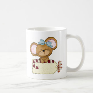 Weihnachtsmädchen Maus Tasse