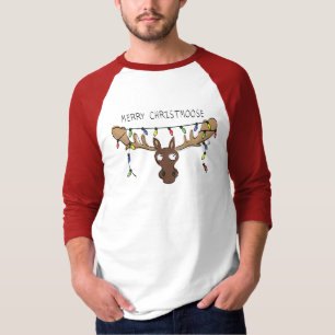 Weihnachtsmädchen Niedliches Urlaubstier T-Shirt