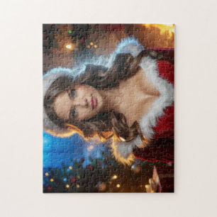Weihnachtsmädchen Puzzle