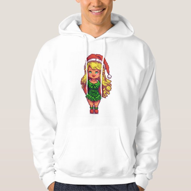 Weihnachtsmädchen Sweatshirt (Vorderseite)
