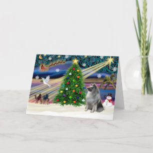 Weihnachtsmagie Feiertagskarte