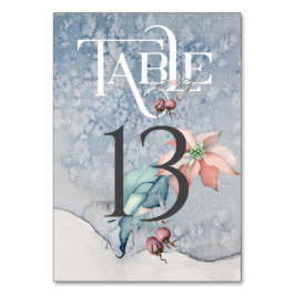 Weihnachtsmagie/Hochzeitsempfangstisch #13 Tischnummer