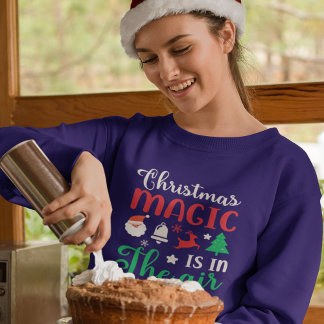 Weihnachtsmagie ist im Air Women's Sweatshirt