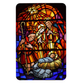 Weihnachtsmagnet aus verkettetem Glas Magnet