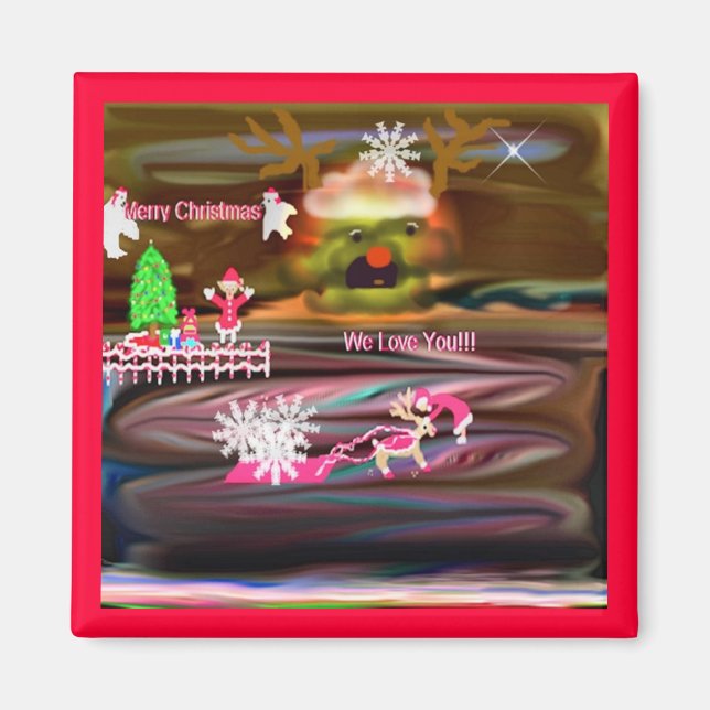 Weihnachtsmagnet Magnet (Vorne)