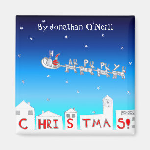 Weihnachtsmagnet Sankt durch Jonathan O'Neill Magnet