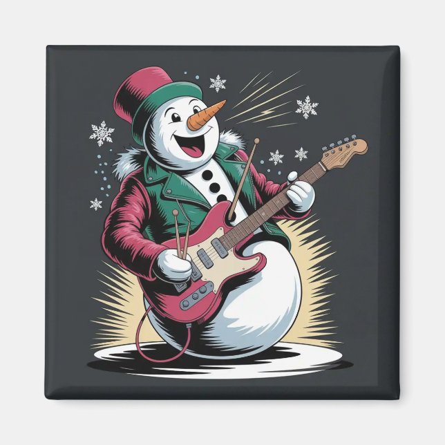 Weihnachtsmagnete - Festlicher Kühlschrank Dekorat Magnet (Vorne)