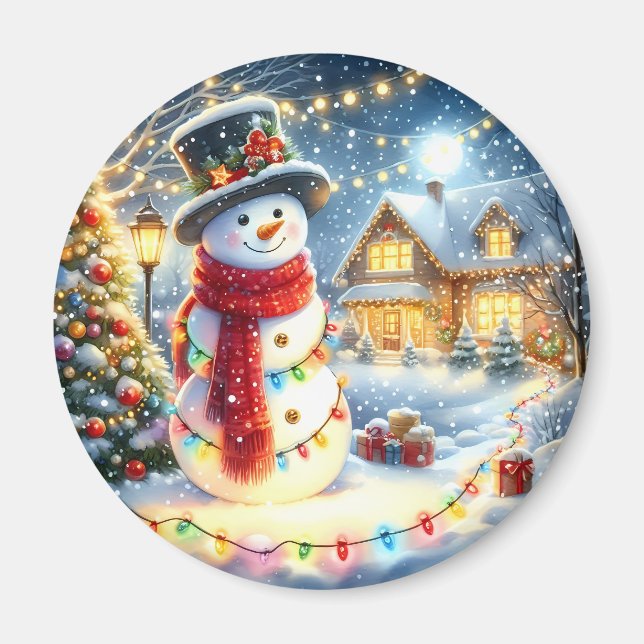 Weihnachtsmagnete - Festlicher Kühlschrank Dekorat Magnet (Vorne)