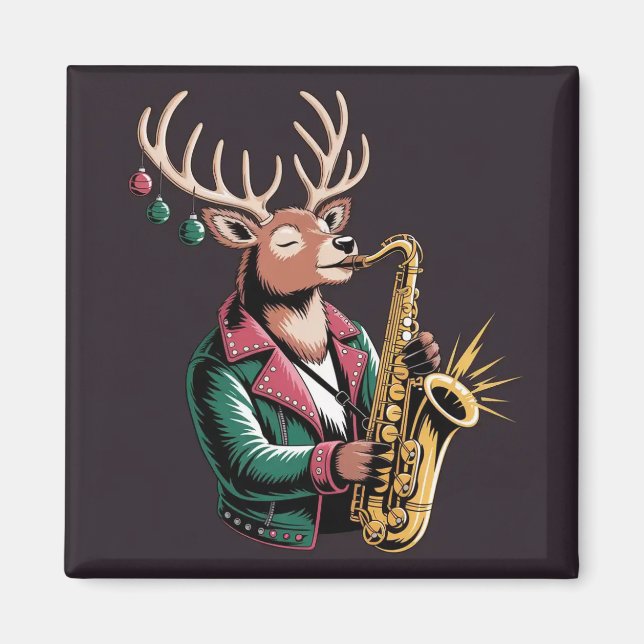 Weihnachtsmagnete - Festlicher Kühlschrank Dekorat Magnet (Vorne)