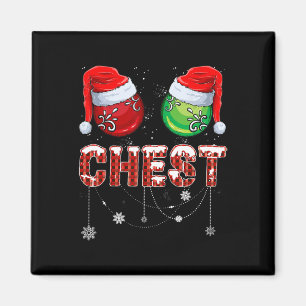 Weihnachtsmahlzeiten Couple Family Kastanien Magnet