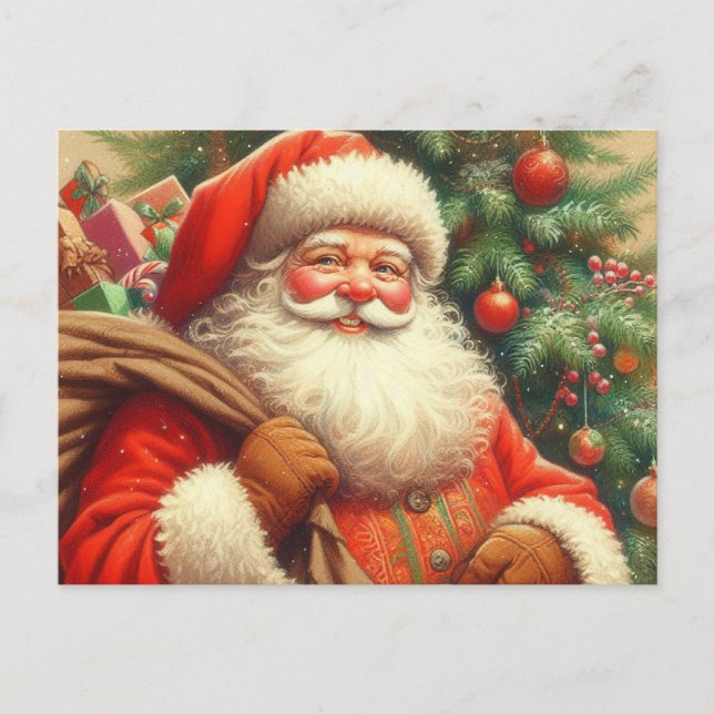 Weihnachtsmann 01 postkarte (Vorderseite)