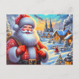 Weihnachtsmann 02 postkarte