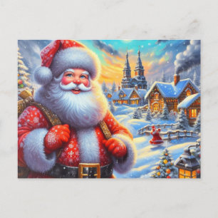 Weihnachtsmann 02 postkarte