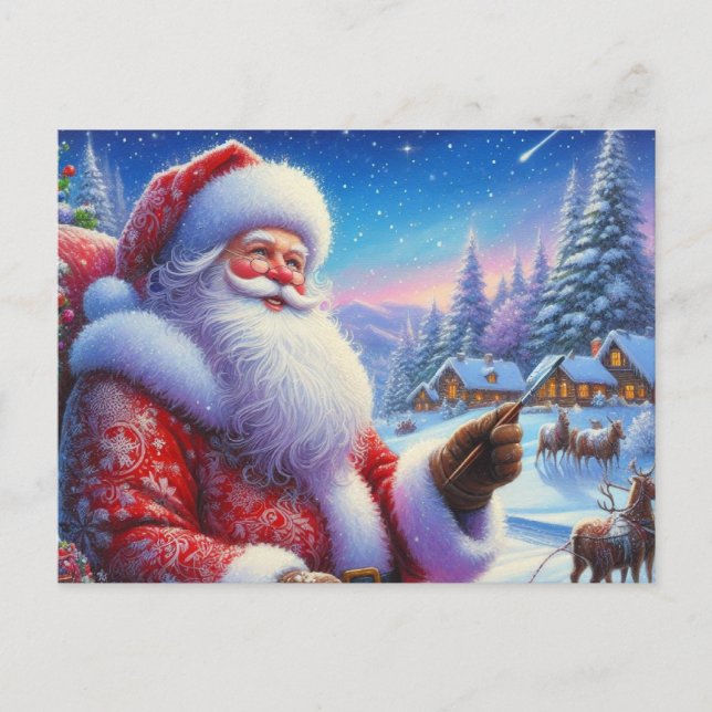 Weihnachtsmann 05 postkarte (Vorderseite)