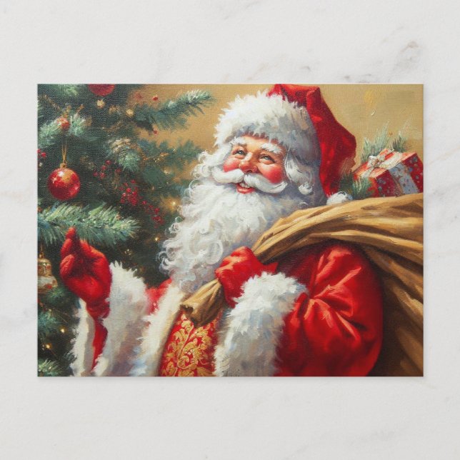 Weihnachtsmann 07 postkarte (Vorderseite)