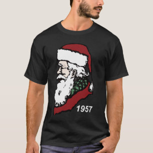 Weihnachtsmann 1957 Retro Vintage Weihnachtsmotiv T-Shirt