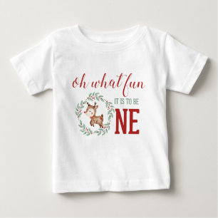 Weihnachtsmann 1. Geburtstag Baby T-shirt