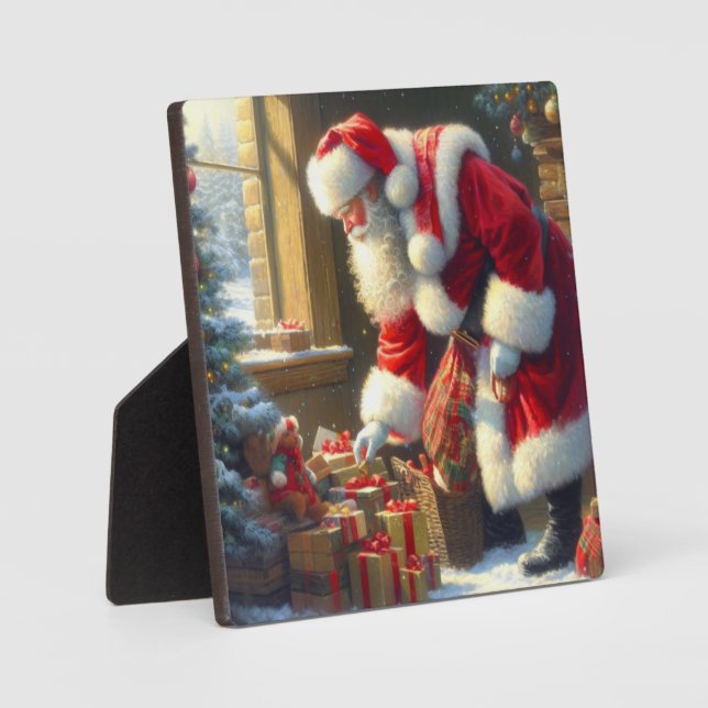 Weihnachtsmann 3 fotoplatte (Vorderseite)