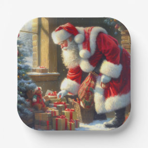 Weihnachtsmann 3 pappteller