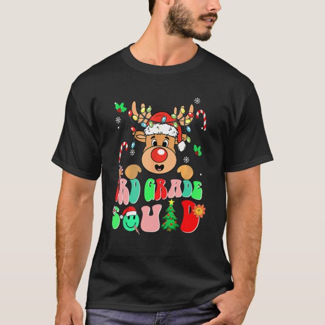 Weihnachtsmann 3. Platz Rentier G T-Shirt (Vorderseite)