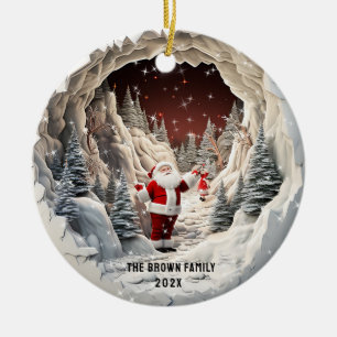Weihnachtsmann 3D Weihnachtsschmuck