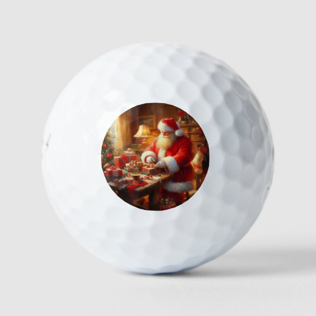 Weihnachtsmann 4 golfball (Vorderseite)