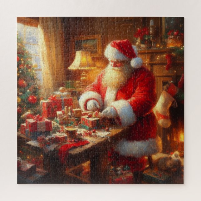 Weihnachtsmann 4 puzzle (Vertikal)