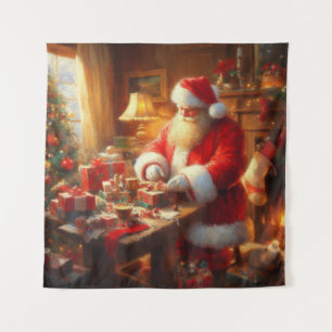 Weihnachtsmann 4 wandteppich
