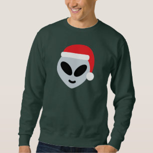 weihnachtsmann-aliengemüse sweatshirt