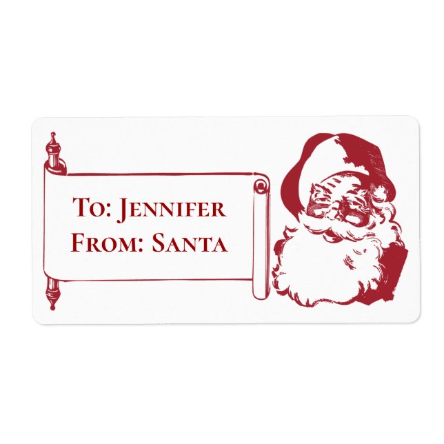 Weihnachtsmann Alte Mode Weihnachten (Vorne)