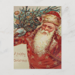 Weihnachtsmann alter Welt Feiertagspostkarte