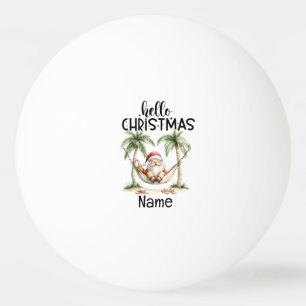 Weihnachtsmann am Strand Weihnachten im Juli Tischtennisball