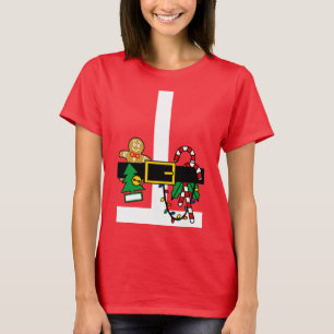 Weihnachtsmann-Anzug Kostüm Lustiges Weihnachten T-Shirt