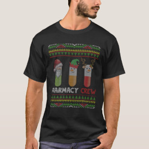 Weihnachtsmann Apotheke Crew Weihnachtsgebäck Schn T-Shirt