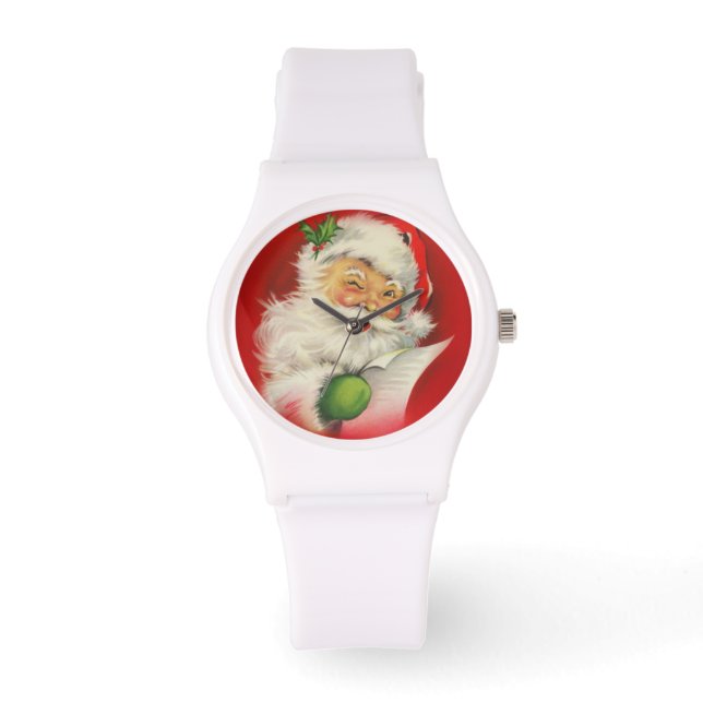 Weihnachtsmann Armbanduhr (Vorderseite)