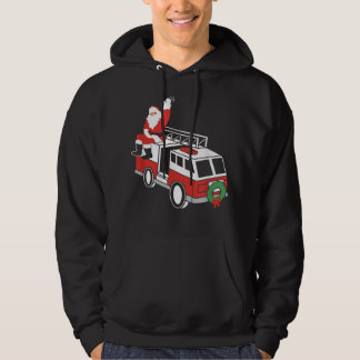 Weihnachtsmann auf dem Feuerwehrschiff Chris Hoodie