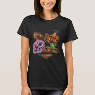 Weihnachtsmann auf Palme surft Sommer Weihnachten T-Shirt
