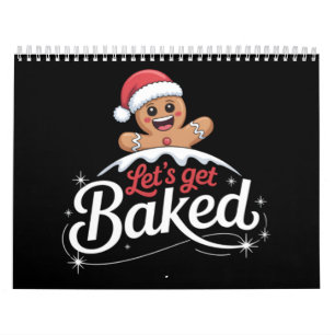 Weihnachtsmann aus Lebkuchen Familie Lasst uns geb Kalender