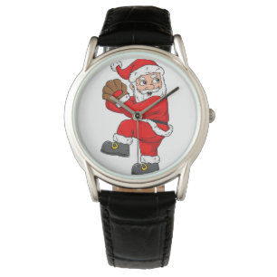 Weihnachtsmann Baseball Catcher Boys Girls Armbanduhr