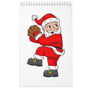 Weihnachtsmann Baseball Catcher Boys Girls Kalender