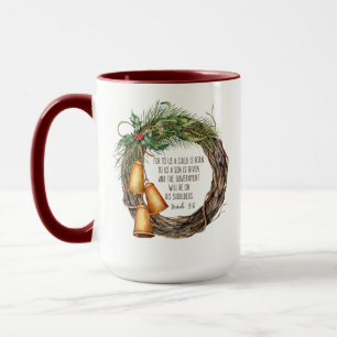 Weihnachtsmann Bibelschrift Red Combo Tasse