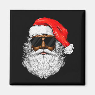 Weihnachtsmann Black Xmas Weihnachtsmann Afro Afro Magnet