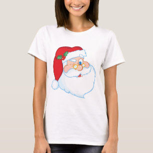 Weihnachtsmann-Blinzeln T-Shirt