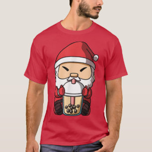 Weihnachtsmann Boba Milk Tea Bubble Tee Ani